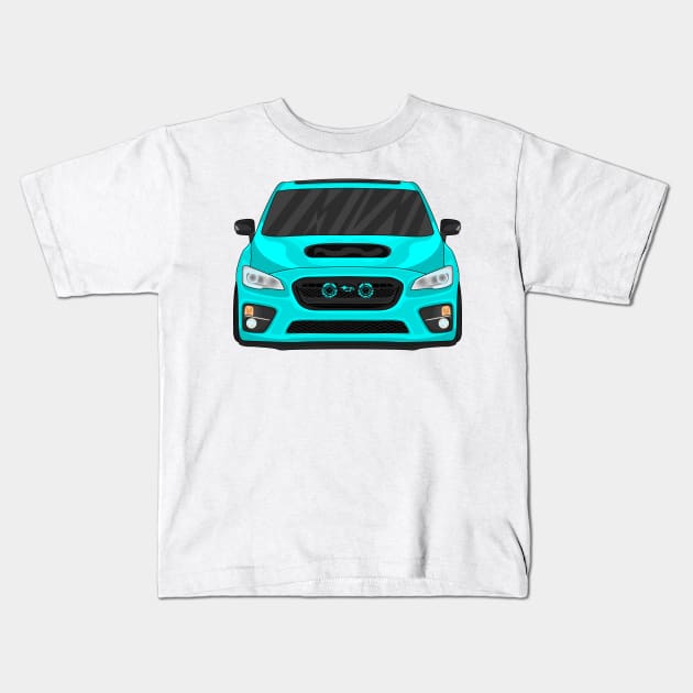 WRX AQUA Kids T-Shirt by VENZ0LIC